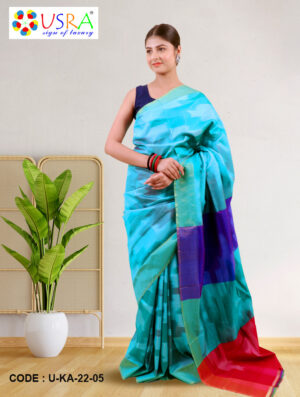 blue-pure-silk-katan-3d-saree