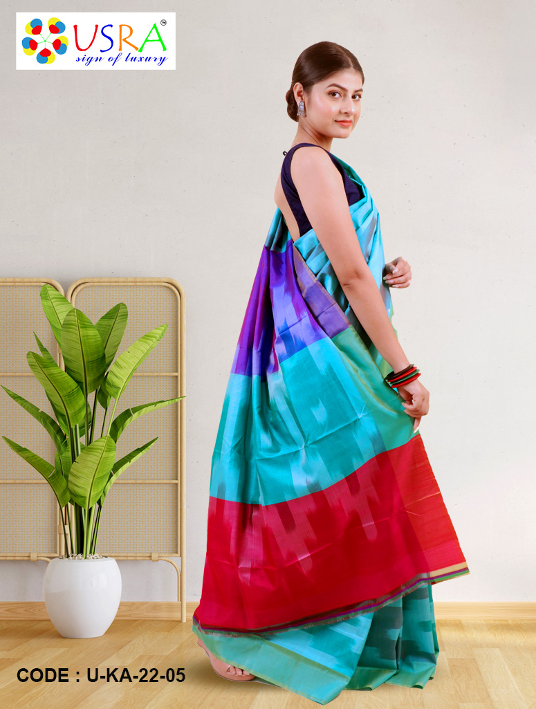 blue-pure-silk-katan-3d-saree-side blue-pure-silk-katan-3d-saree-side