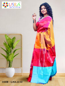 red-and-yellow-pure-silk-katan-3d-saree-side